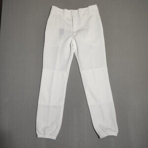 Mizuno Baseball pants men Youth XL white colour quilted padding tapered leg